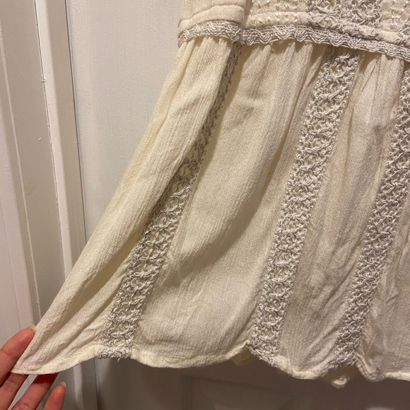 AE Off-White Knit Lace Babydoll Camisole - Picture 4 of 13